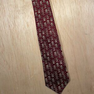 Vintage Audrey Buckner Men's Graphic Silk Tie